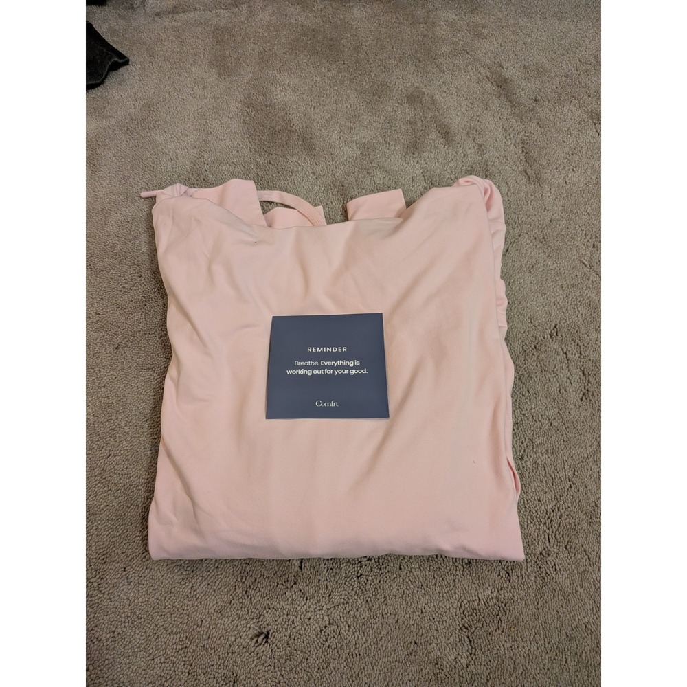 Pastel pink "Bubblegum" Comfrt Collection hoodie Size XL NEW